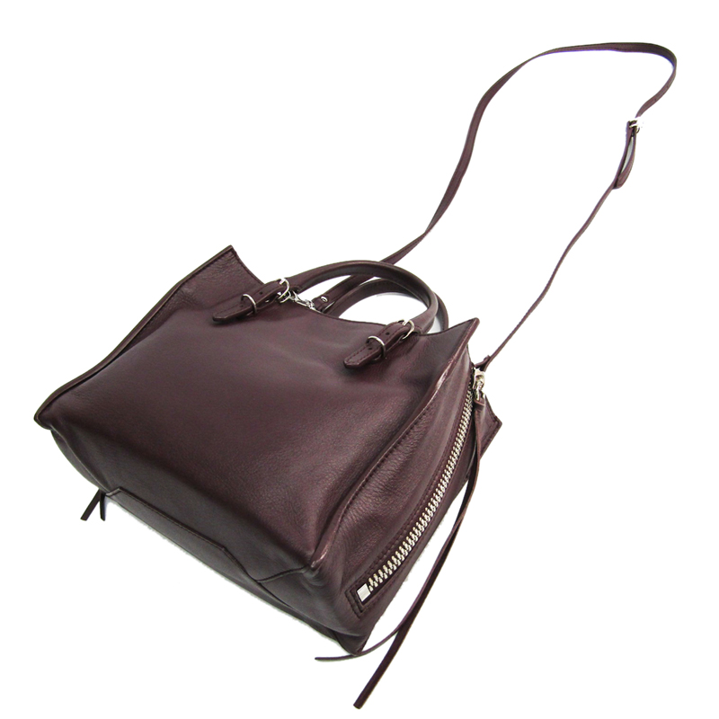 

Balenciaga Purple Leather Papier A4 Mini Tote