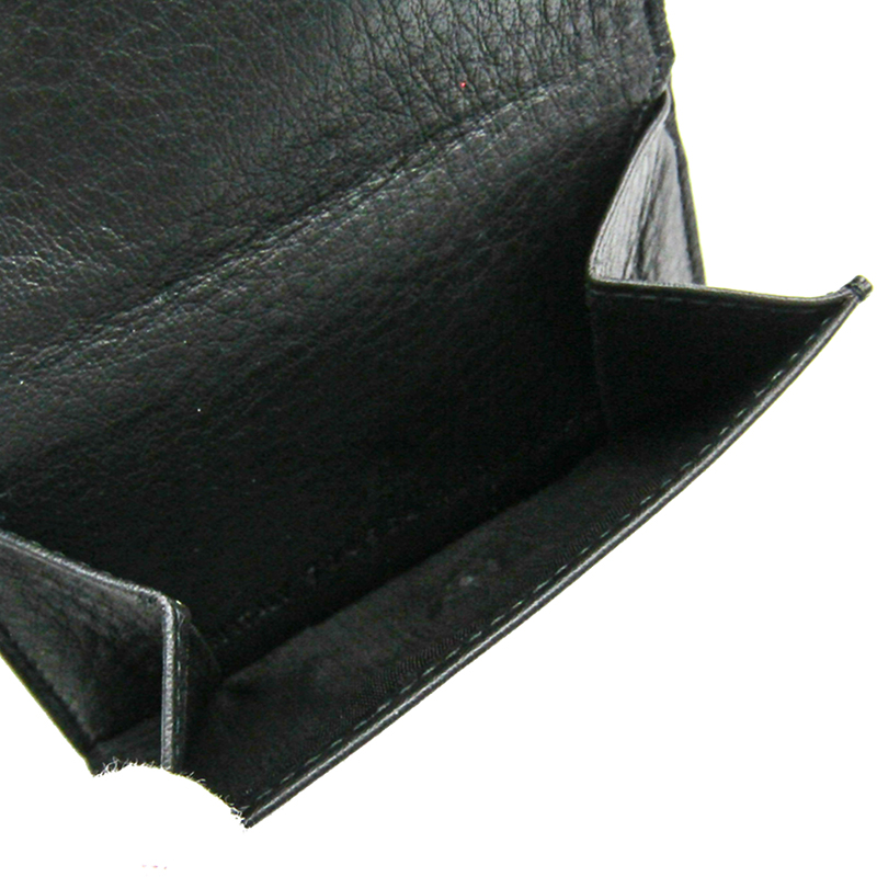 

Balenciaga Black Leather Paper Mini Wallet
