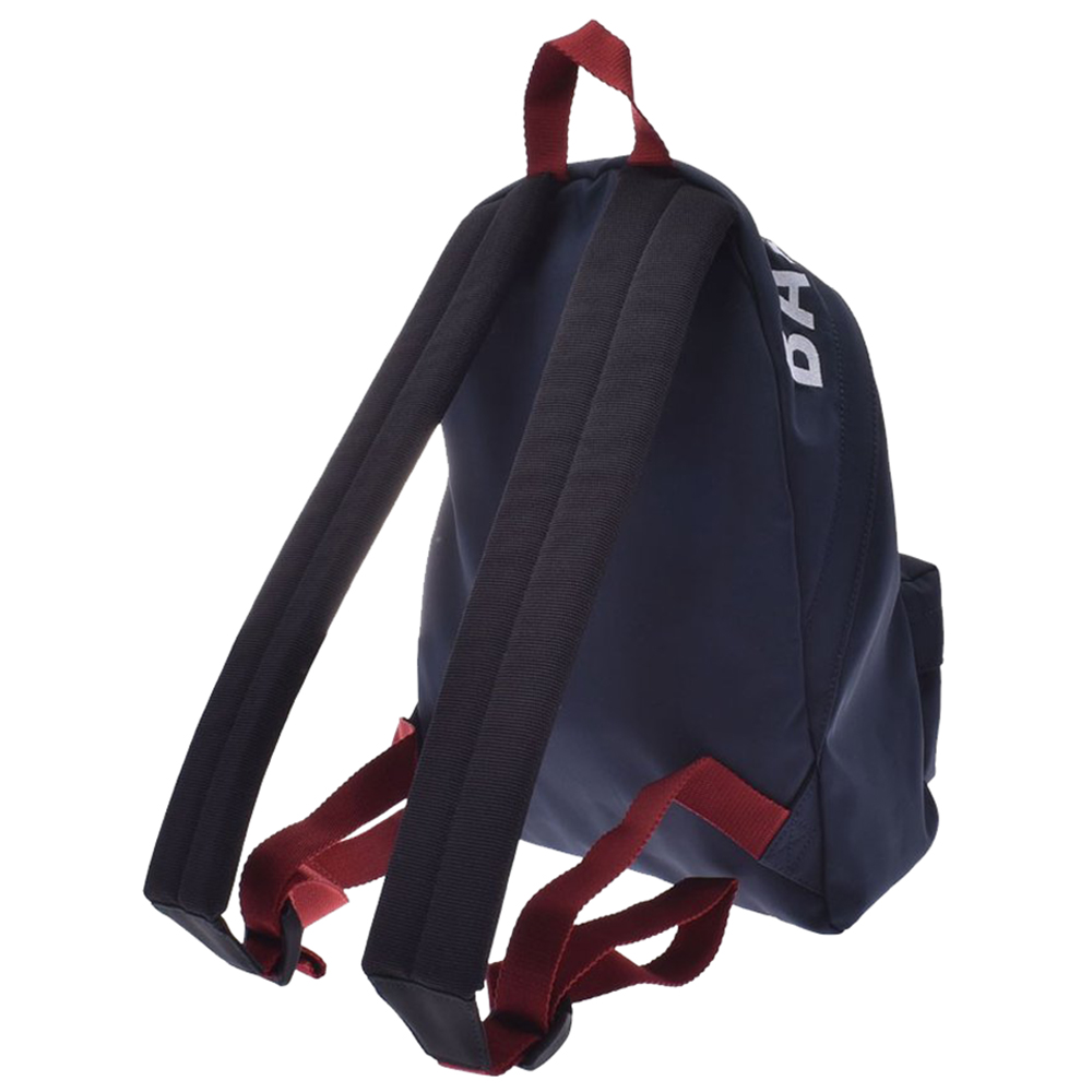 

Balenciaga Navy/Red Nylon Backpack, Navy blue