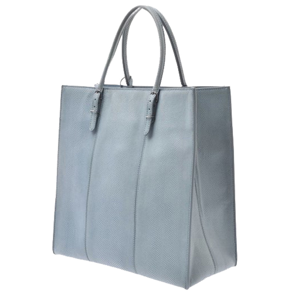 

Balenciaga Light Blue Leather The Paper Tote