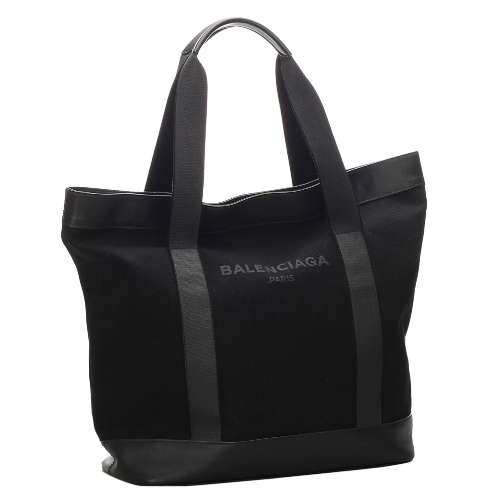 

Balenciaga Black Canvas Cabas Tote Bag