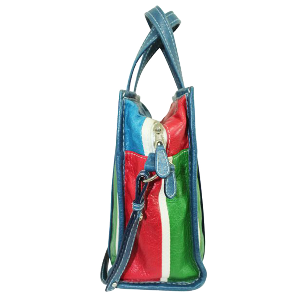 

Balenciaga Multicolor Leather Bazaar Shopper  Bag