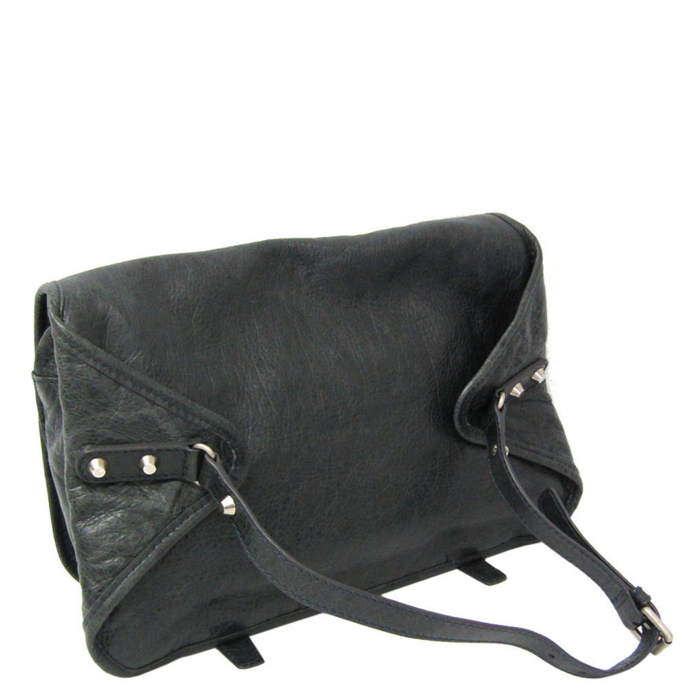 

Balenciaga Dark Green Leather Belt Bag