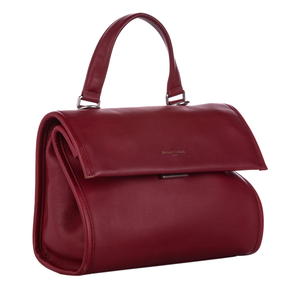 

Balenciaga Red Leather Tools Satchel Bag