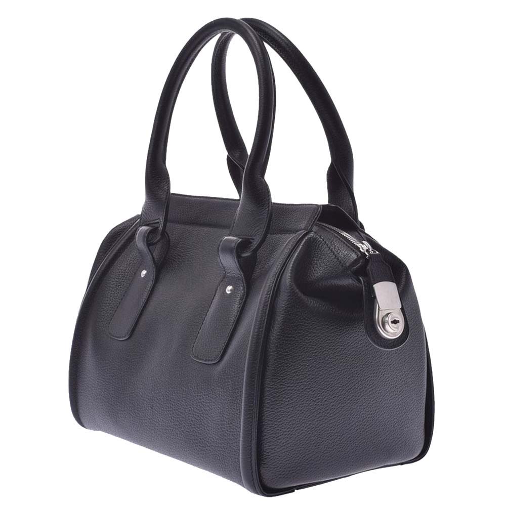 

Balenciaga Black Leather Monday Bowling S Bag