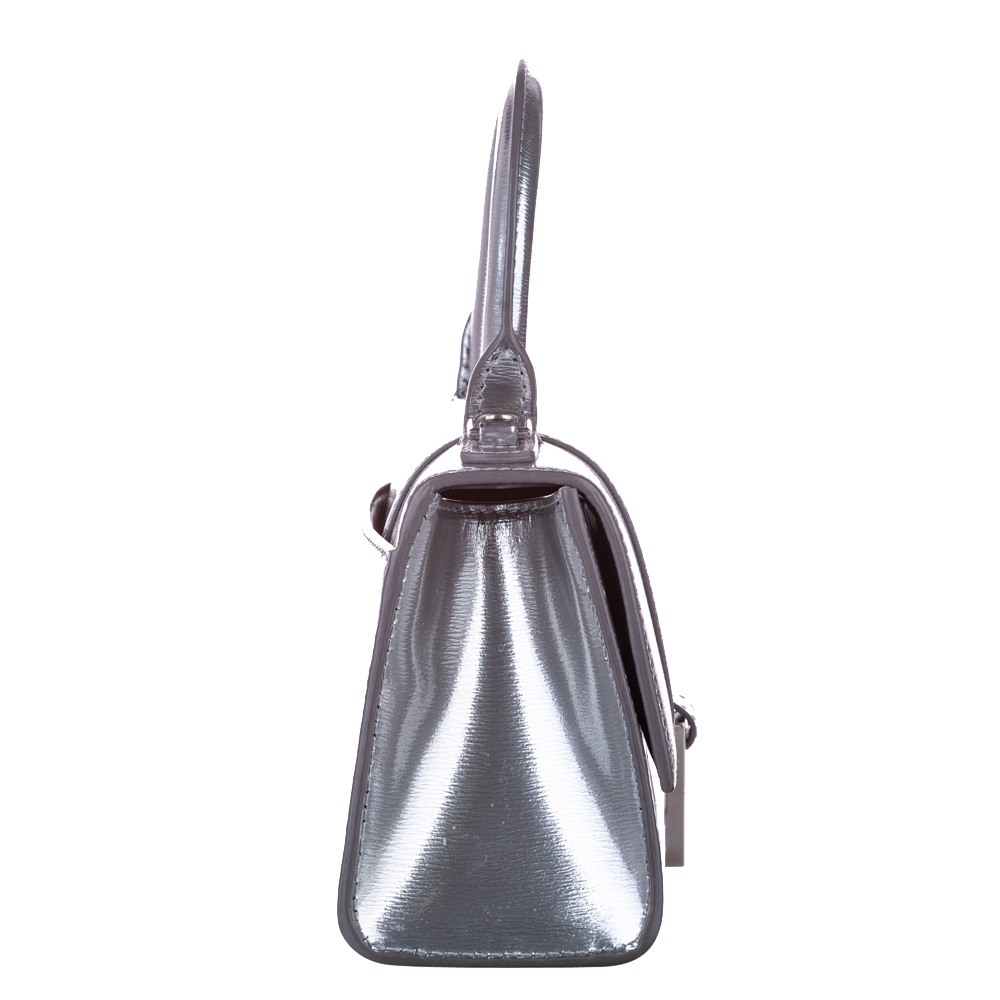 

Balenciaga Metallic Leather Hourglass  Bag