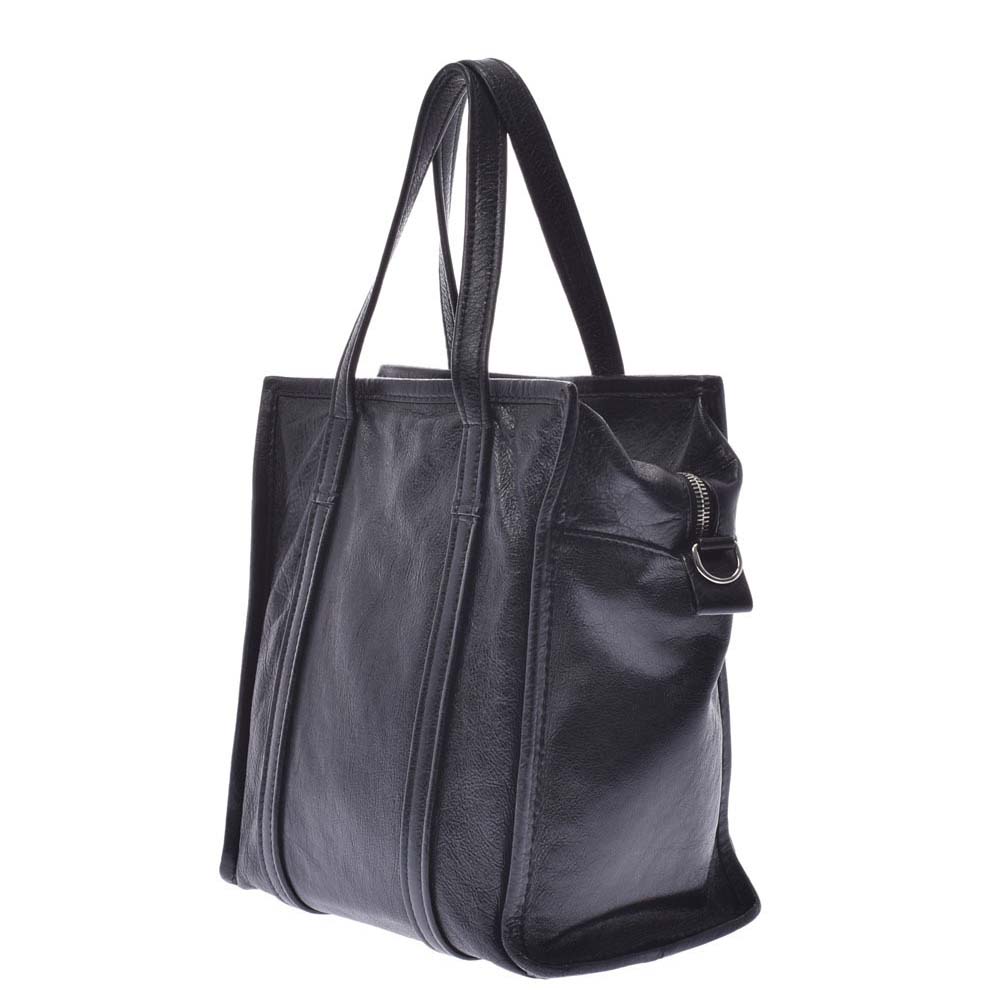 

Balenciaga Black Leather Bazar  Shopper Tote Bag