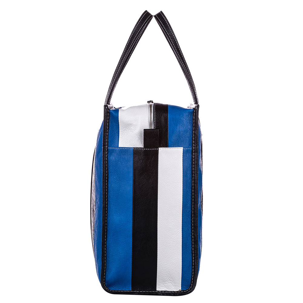

Balenciaga Multicolor Leather Lambskin Bazar  Bag, Blue