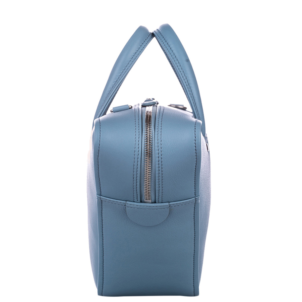

Balenciaga Blue Leather Triangle  Top Handle Bag