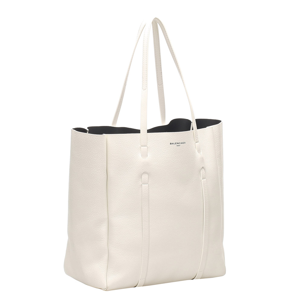

Balenciaga White Leather Everyday  Tote Bag