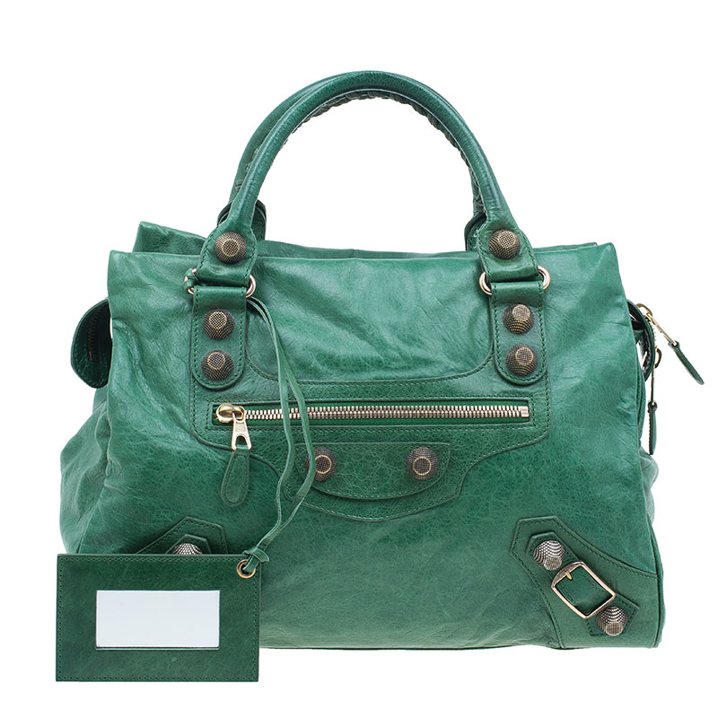 Dot Generosity Necklet Balenciaga Green Lambskin Giant 21 Midday Bag Balenciaga | TLC