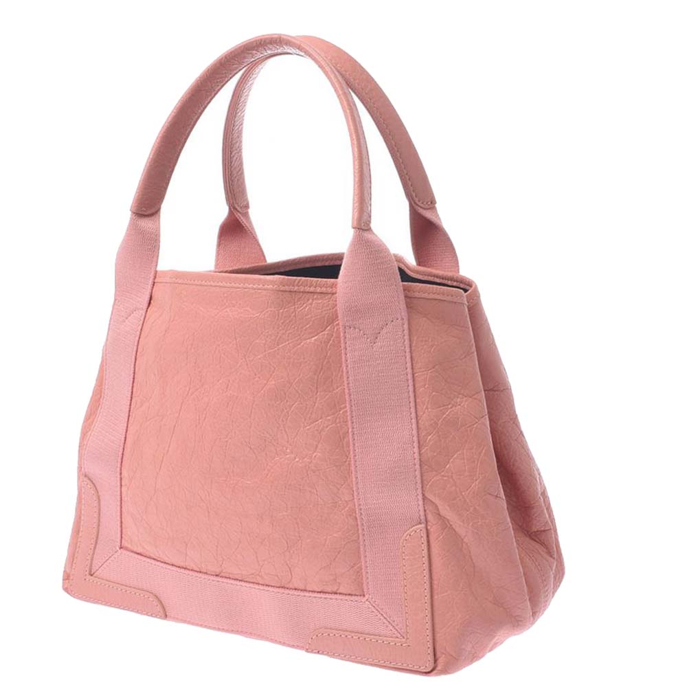 

Balenciaga Pink Canvas Cabas Tote