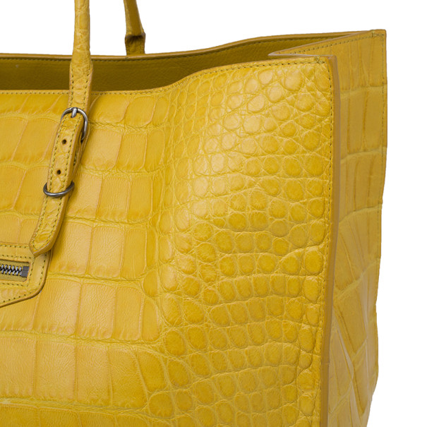 Balenciaga Papier Handbag in Yellow Leather ref.783434 - Joli Closet