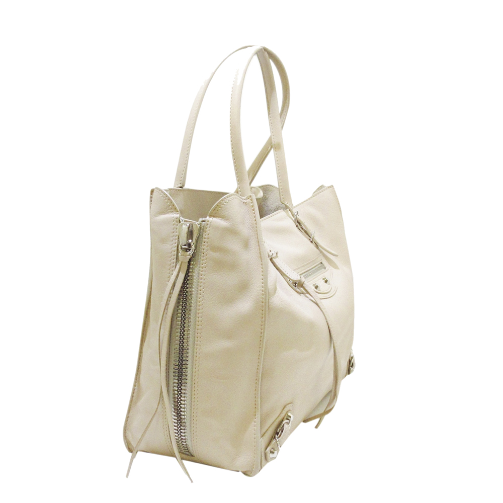 

Balenciaga White Calf Leather Papier A4 Satchel Bag