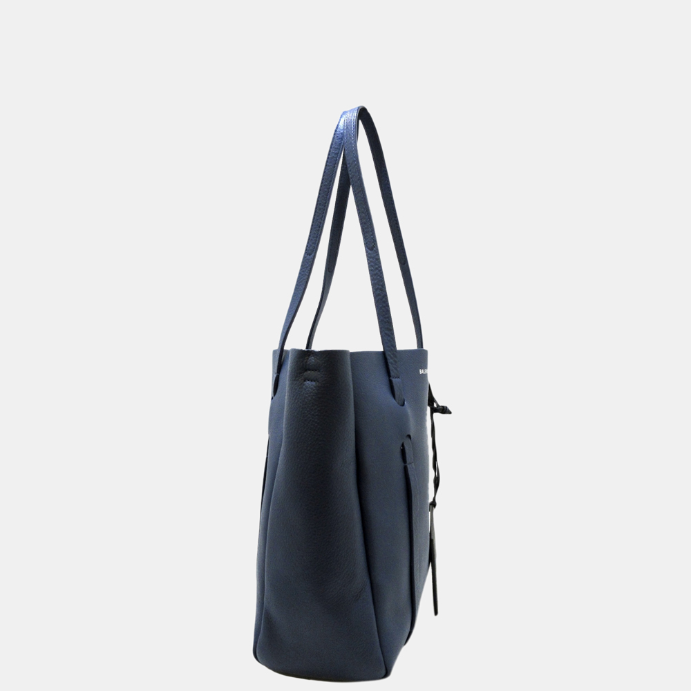 

Balenciaga Navy Blue  Everyday Leather Tote Bag