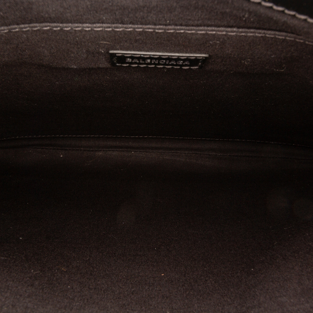 

Balenciaga Black/White Navy Clip  Clutch Bag