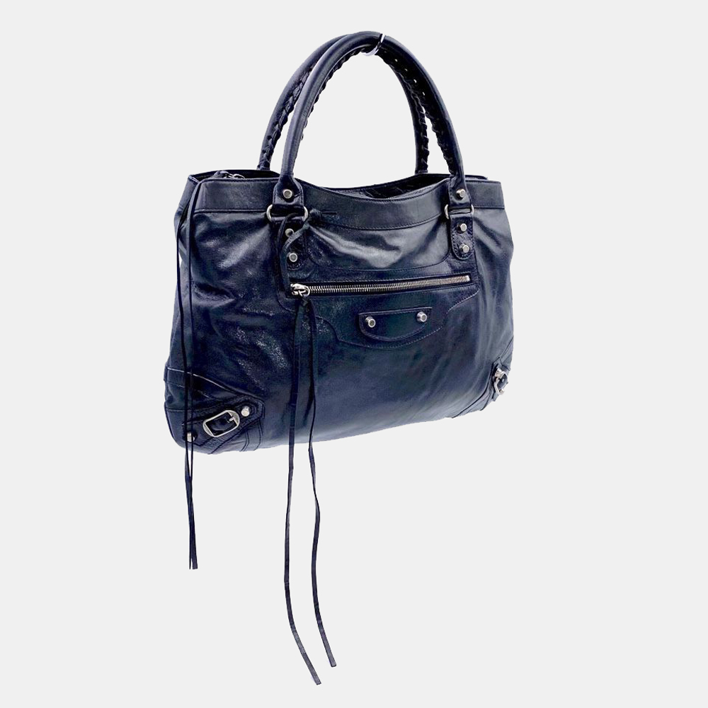 

Balenciaga Blue Leather Classic City Bag