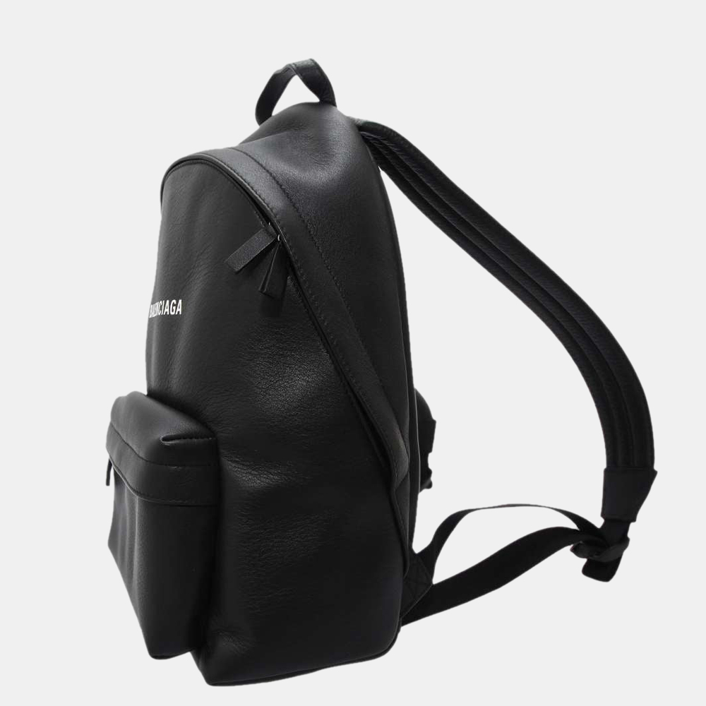 

Balenciaga Black Leather Everyday Backpack