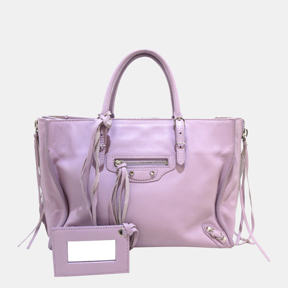 balenciaga purple bag