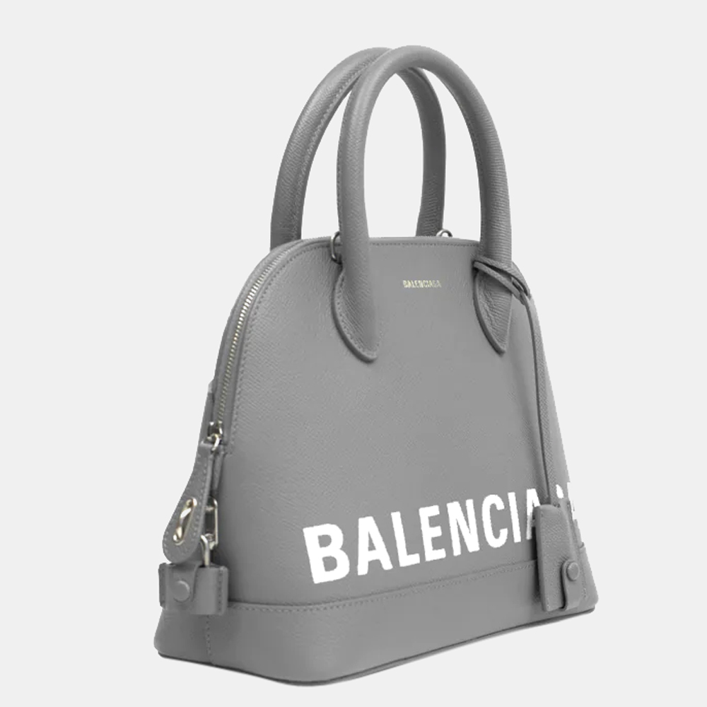 

Balenciaga Grey Leather Ville Small Shoulder Bag