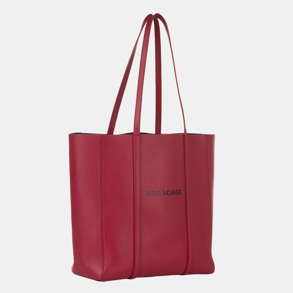 

Balenciaga Red  Everyday Tote Leather Satchel