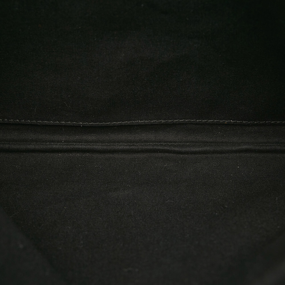 

Balenciaga Black Navy Clip  Canvas Clutch Bag