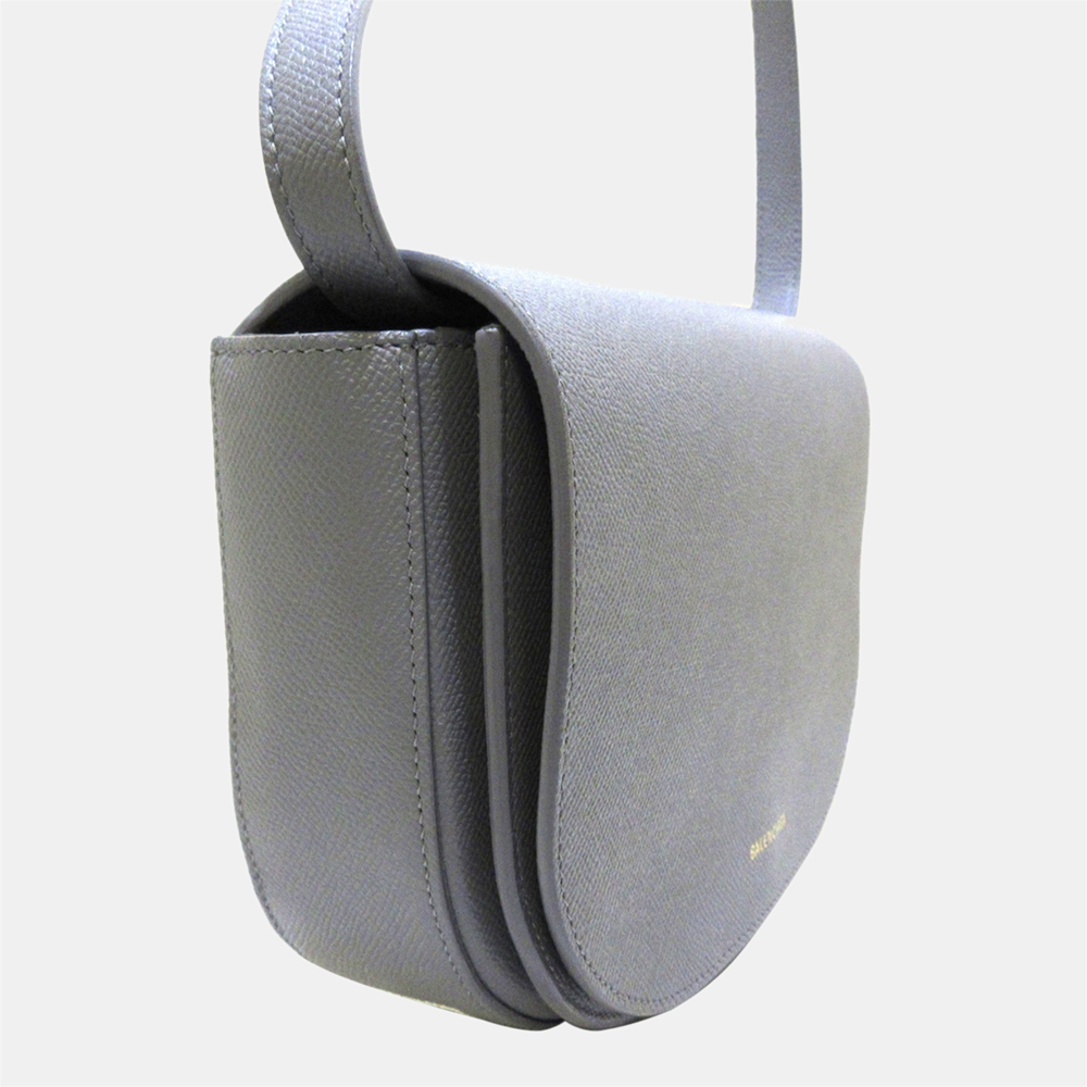 

Balenciaga Grey Ville Day Leather Crossbody Bag