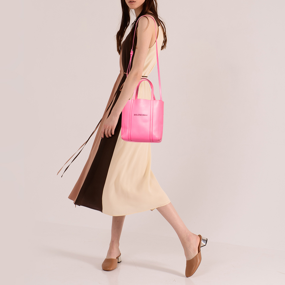 

Balenciaga Pink Leather  Everyday Tote