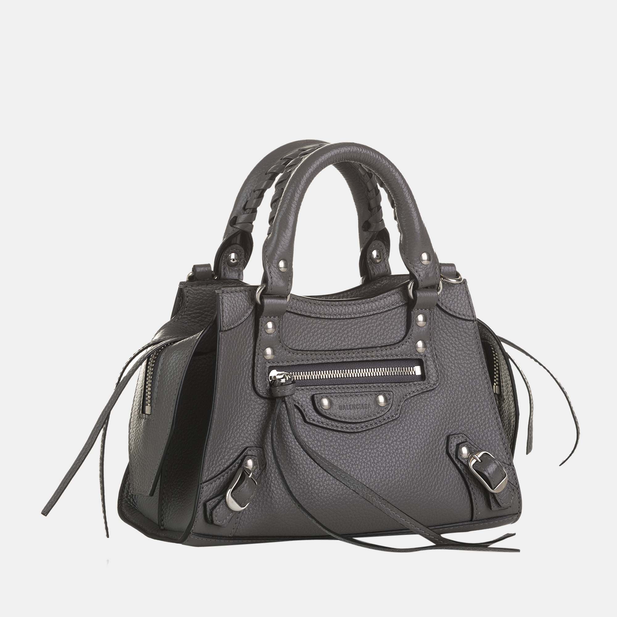 

Balenciaga Grey Neo Classic City Small