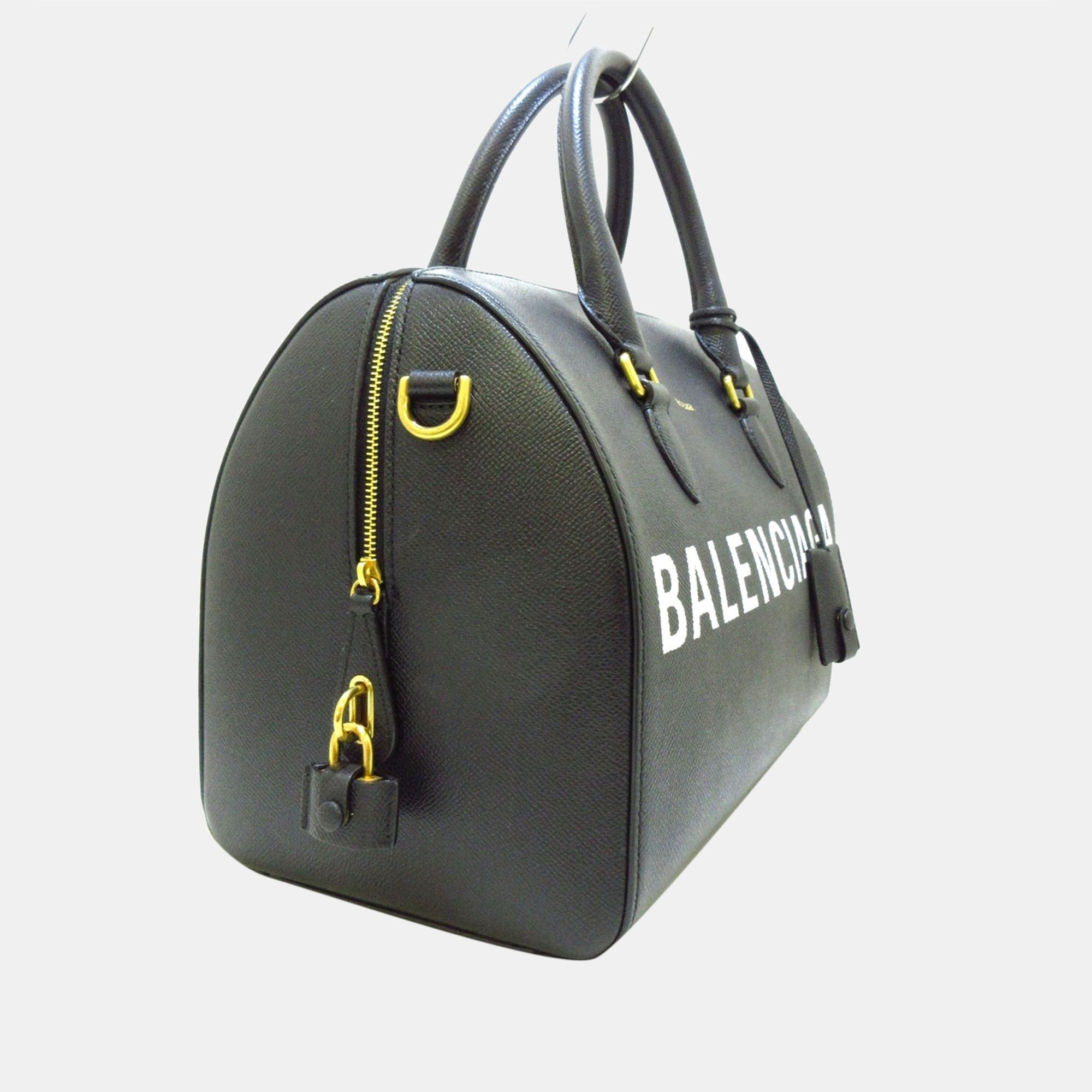 

Balenciaga Ville Black-white Leather handbag