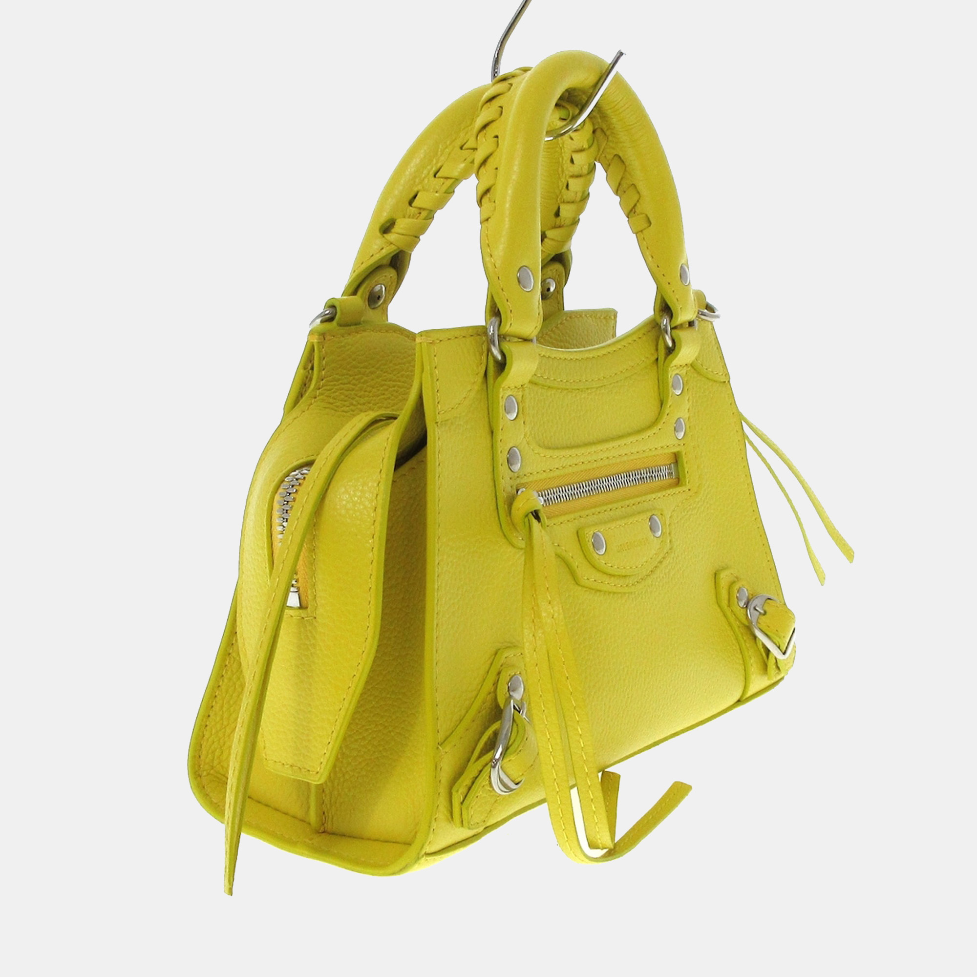 

Balenciaga Yellow Leather Small Neo Classic Shoulder Bag