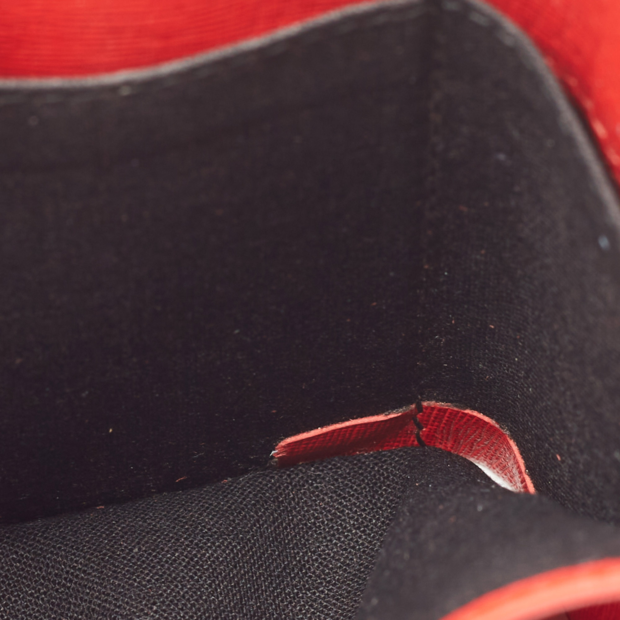 

Balenciaga Red Leather Mini Trifold Wallet