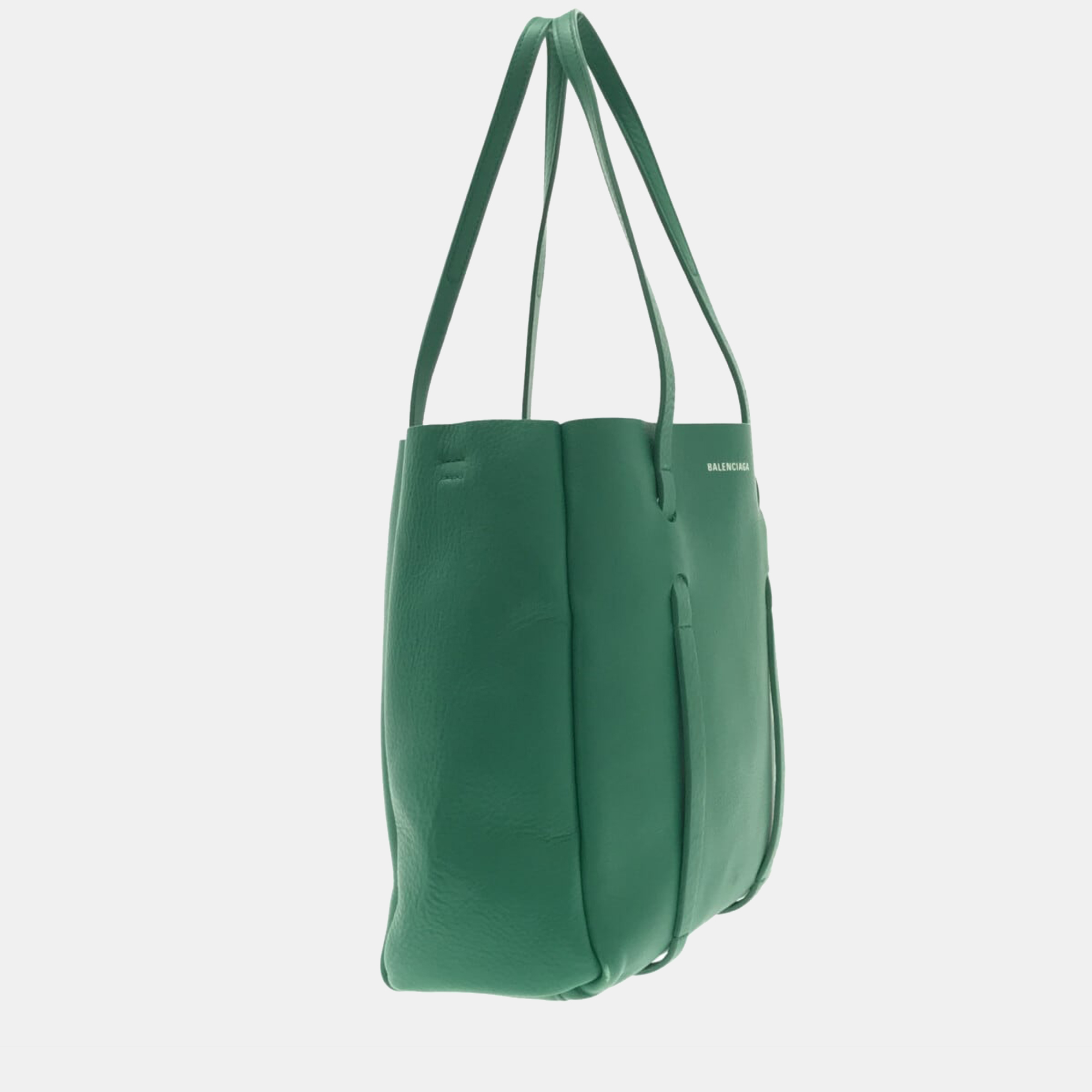 

Balenciaga Green Leather Everyday  Tote Bag