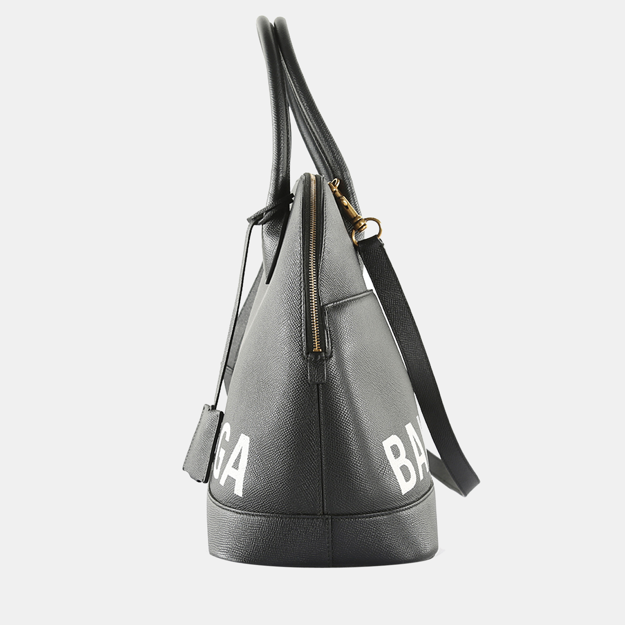 

Balenciaga Black Grained Leather Ville Medium Tote Bag