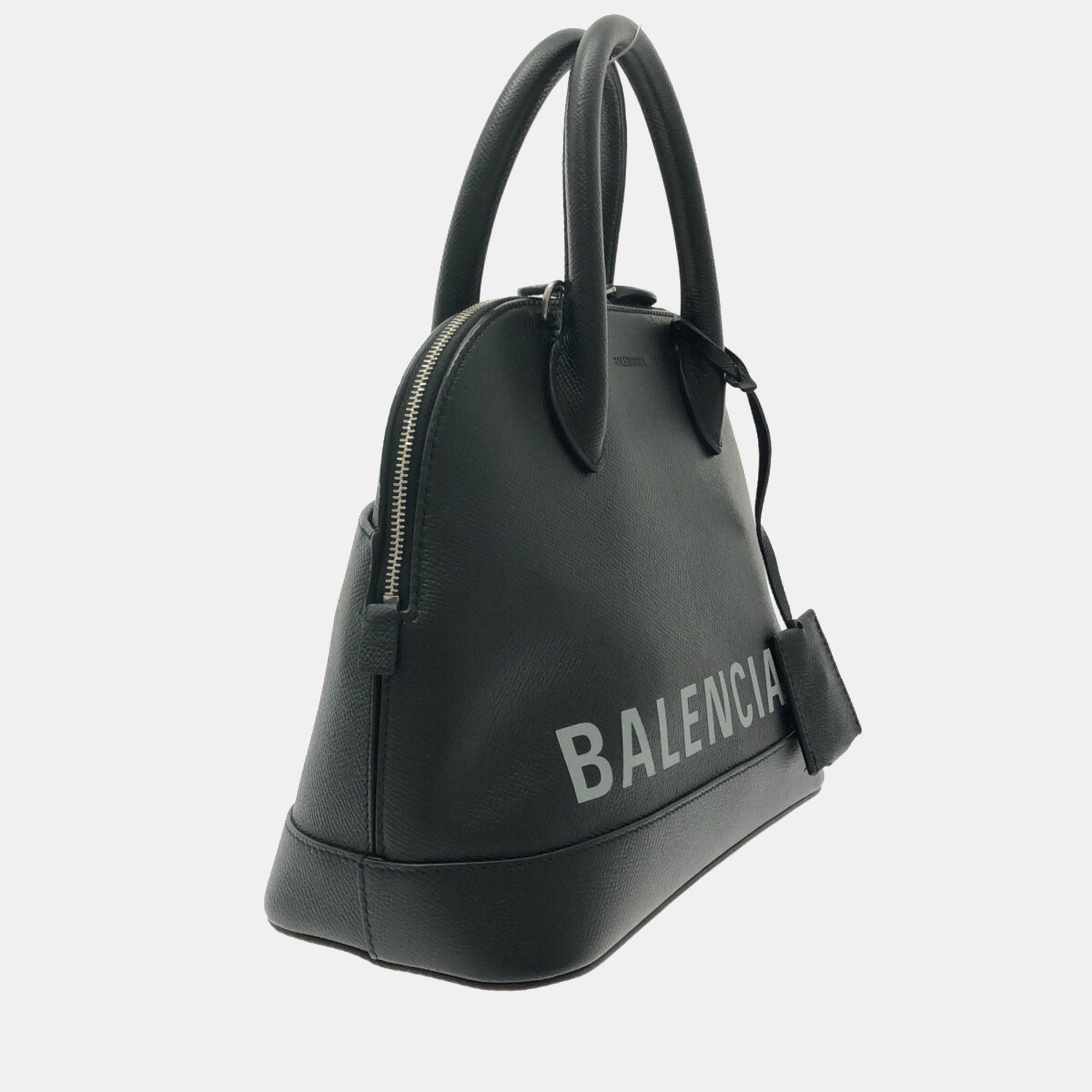 

Balenciaga Black Leather Ville Top Handle Bag