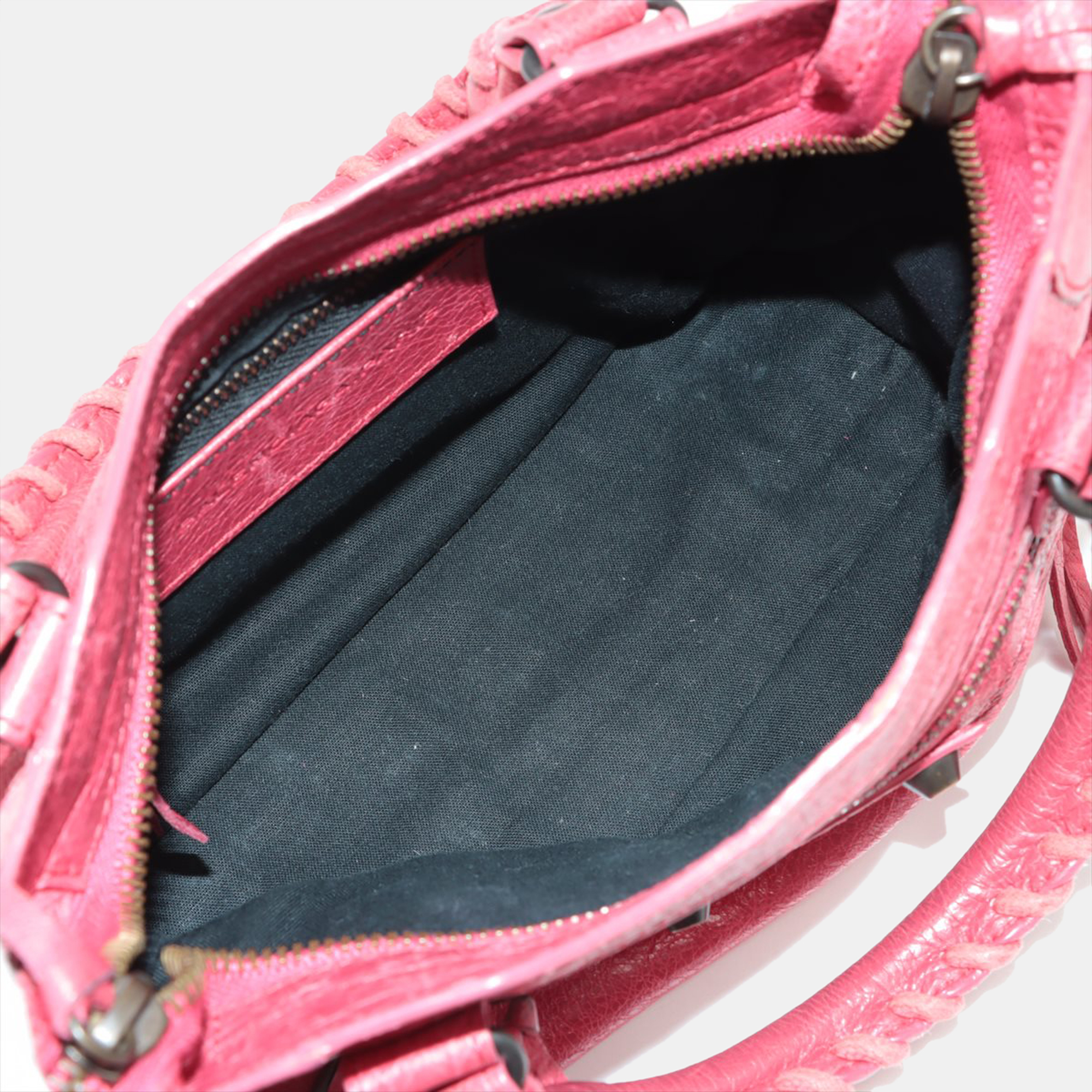 

Balenciaga Classic Mini City Leather 2way handbag Pink 300295