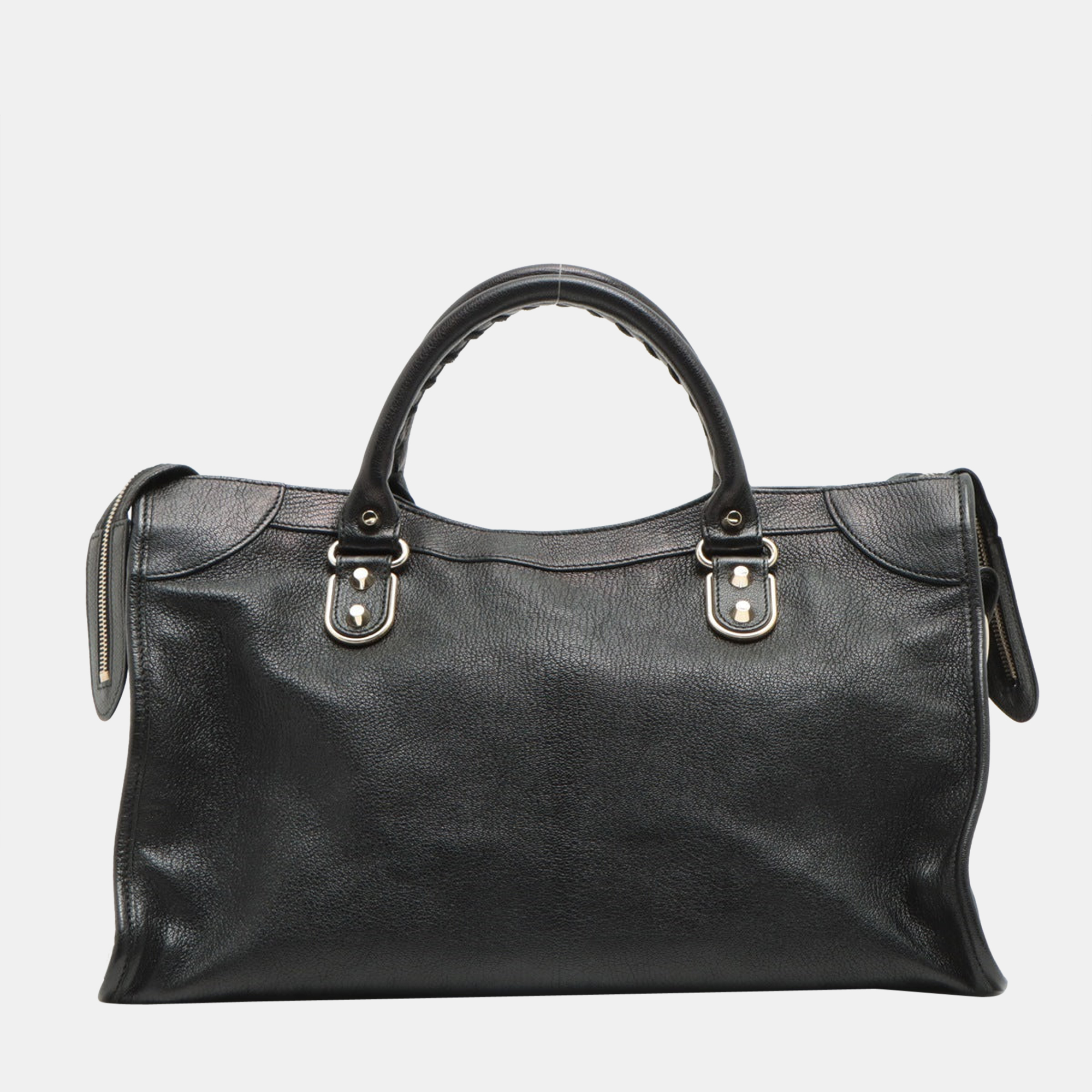 

Balenciaga Metallic Edge City Leather 2way handbag Black