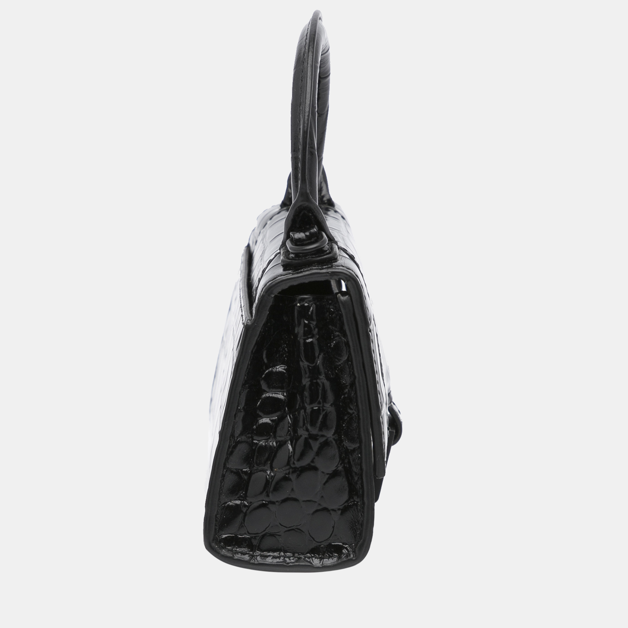 

Balenciaga Black Mini Embossed Hourglass