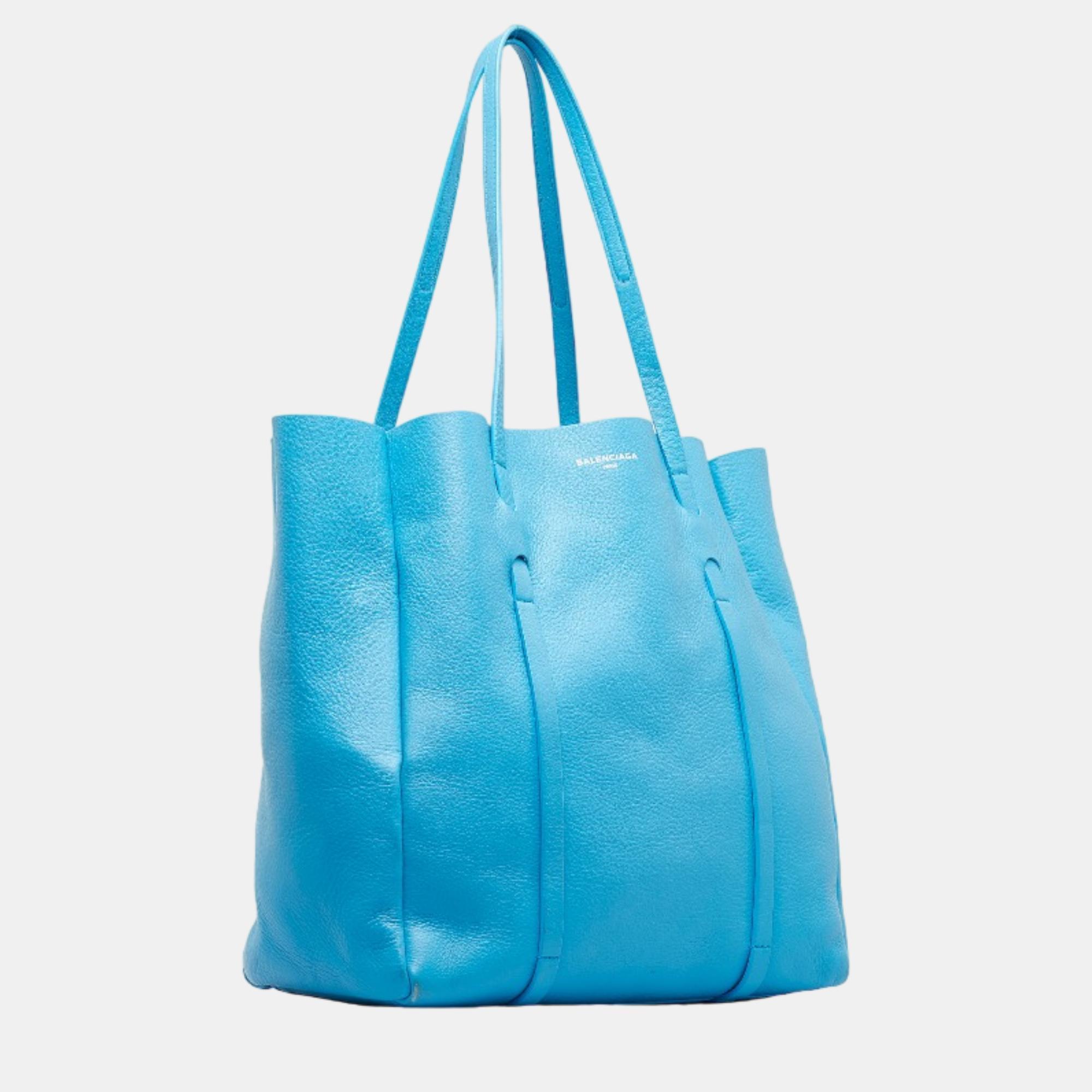 

Balenciaga Blue Leather Everyday S Tote Tote Bag
