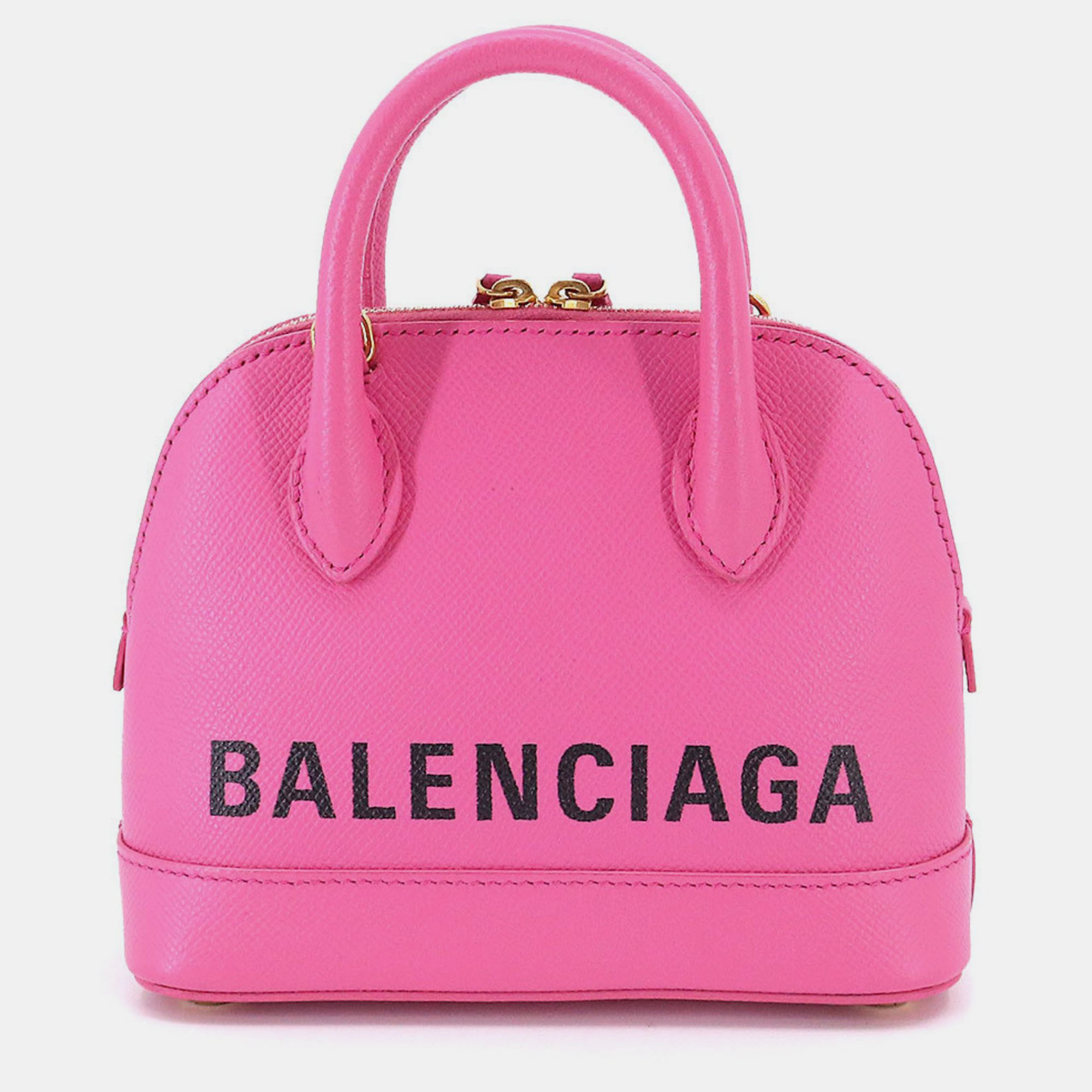 

Balenciaga Pink Leather  Ville Satchel