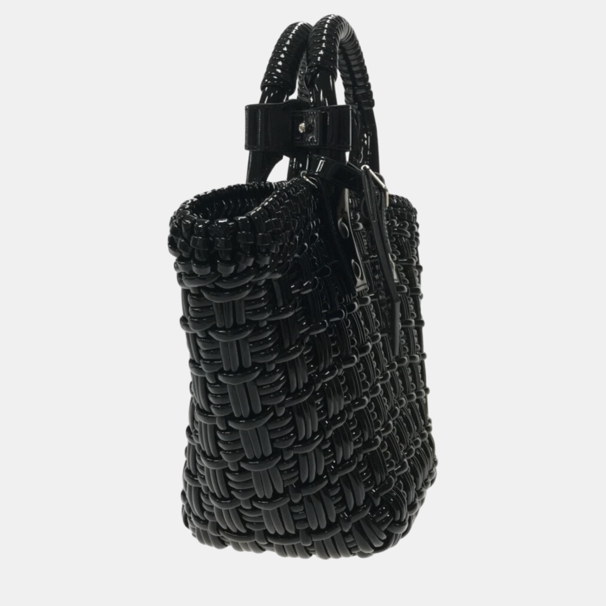 

Balenciaga Black Synthetic Bistro Basket tote bag