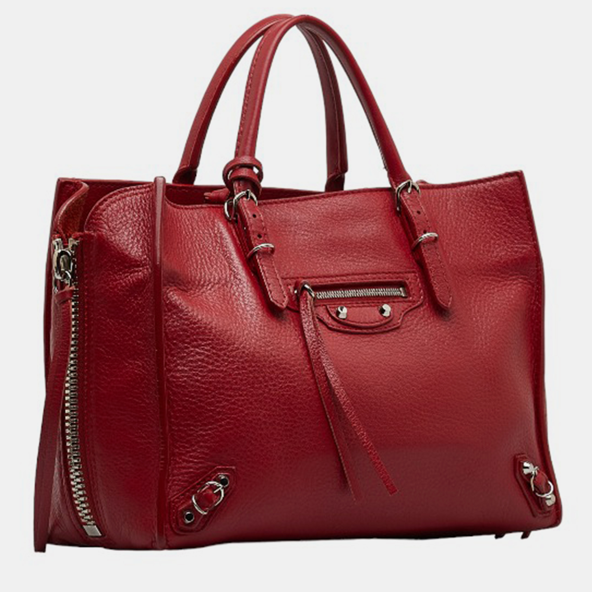 

Balenciaga Red Motocross Classic Papier A6 Bag