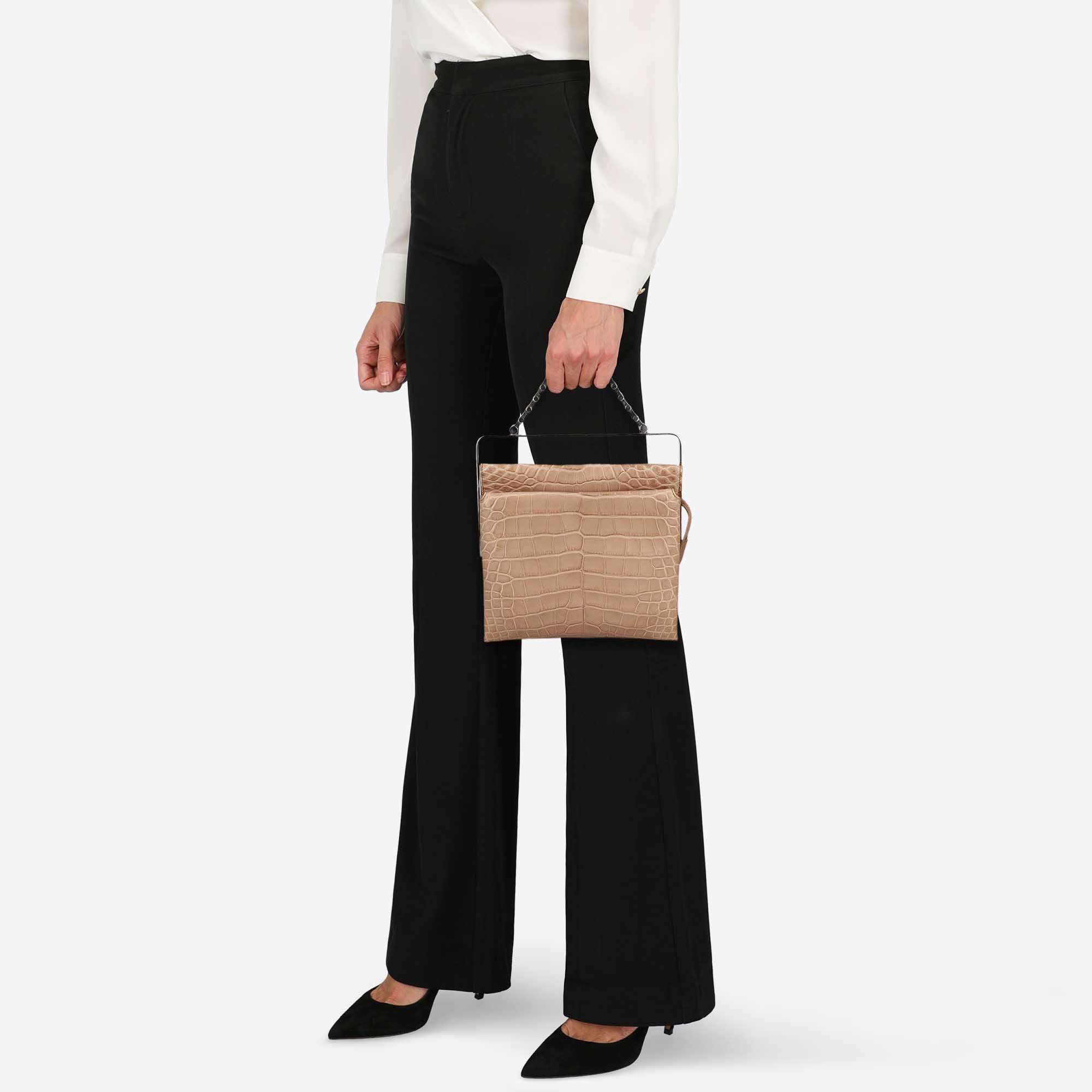 

Balenciaga Women's Leather Handbag - Beige