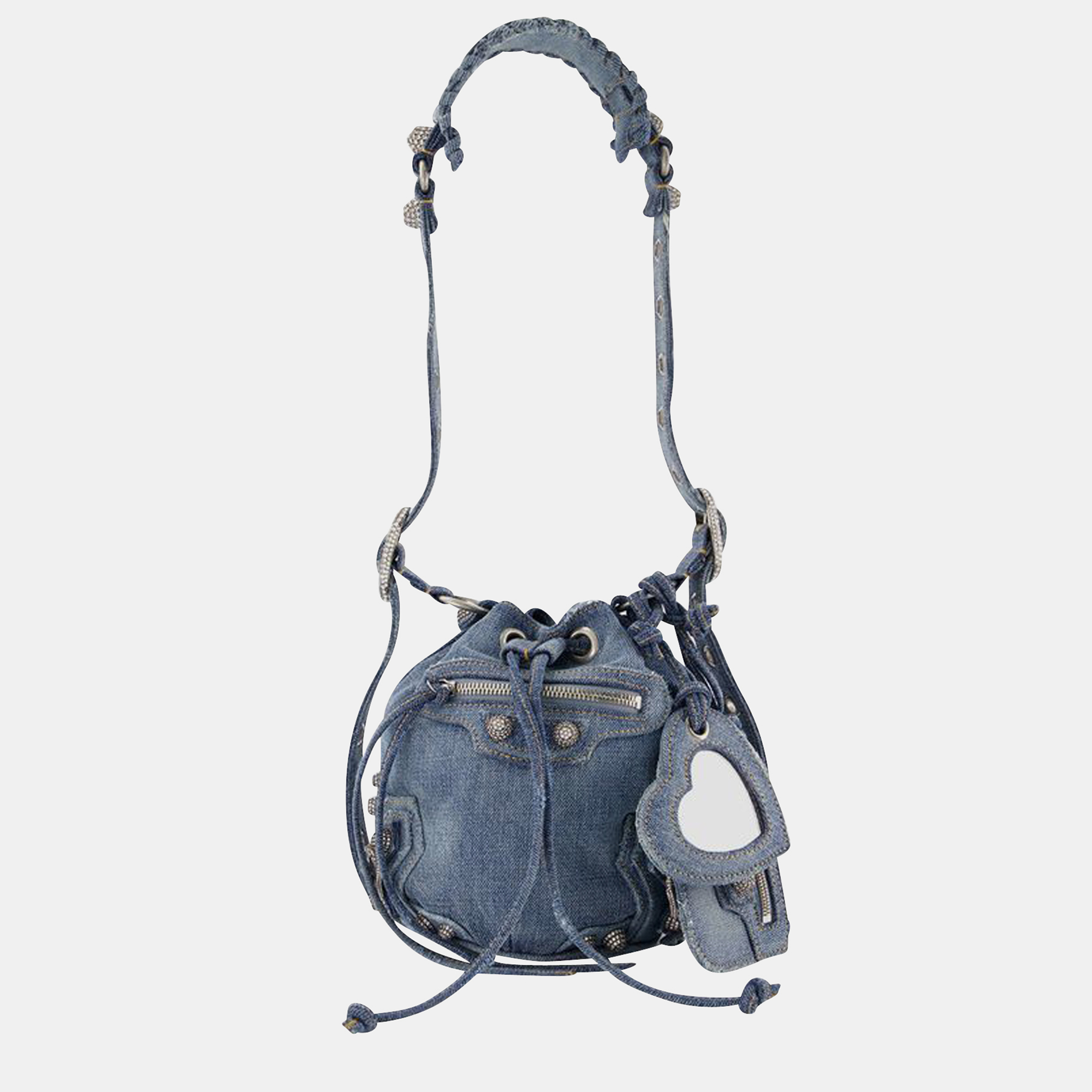 

Balenciaga Blue Denim Le Cagole Shoulder Bag