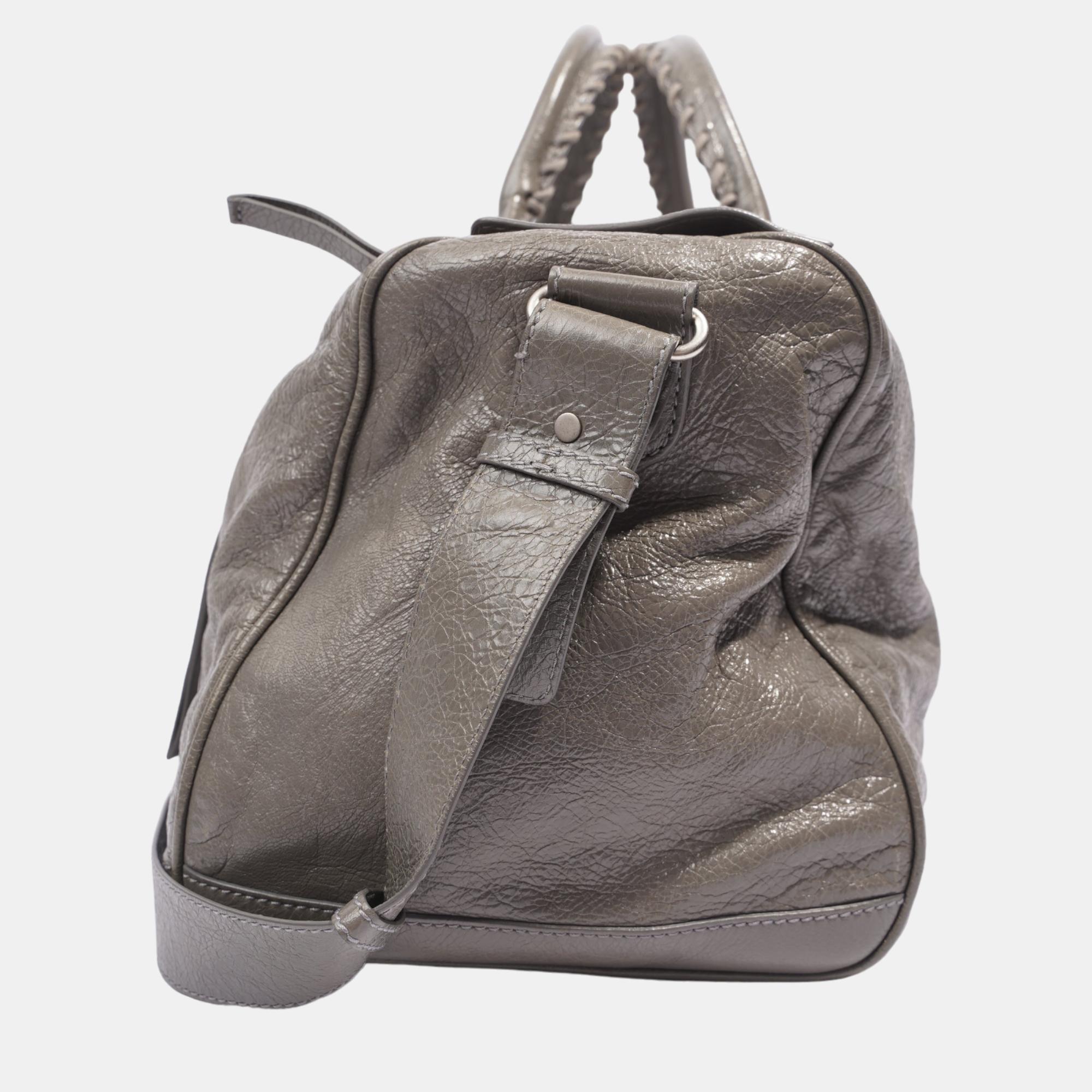 

Balenciaga Squash Bag Grey Leather
