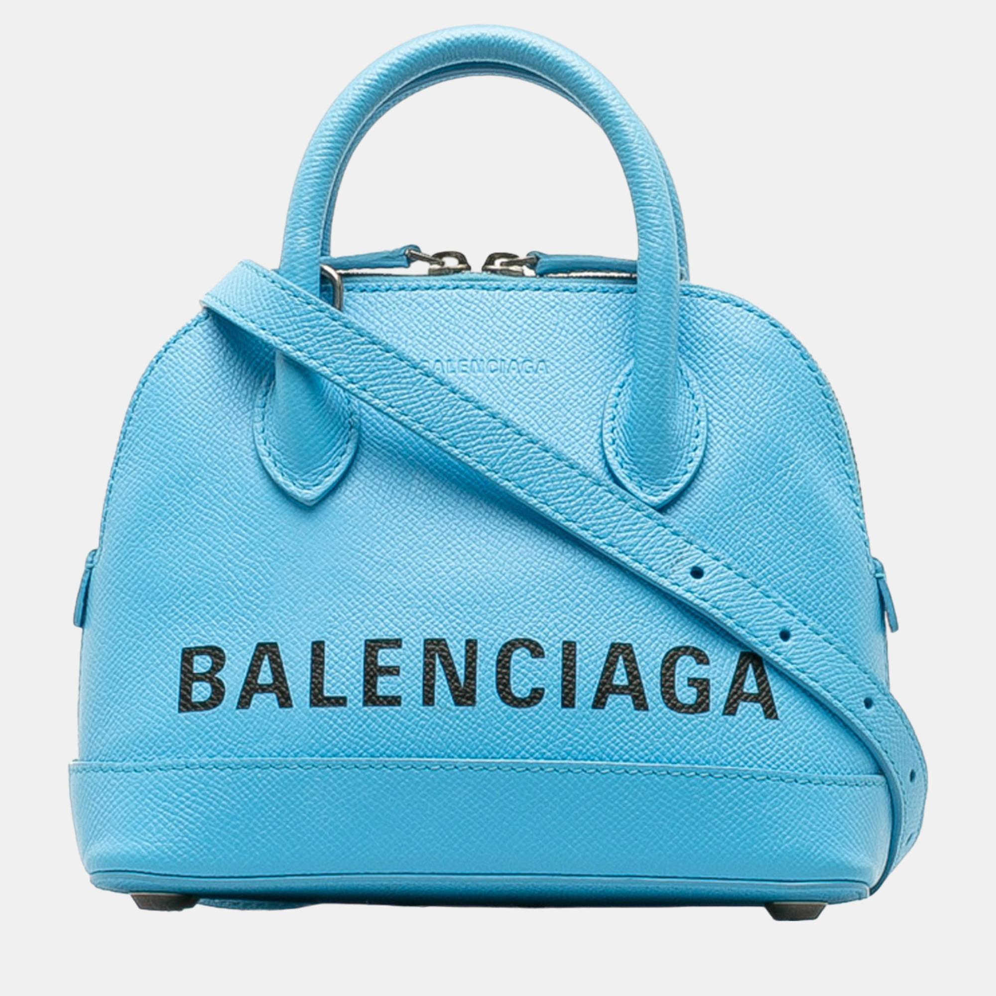 Pre-owned Balenciaga Blue Xxs Ville