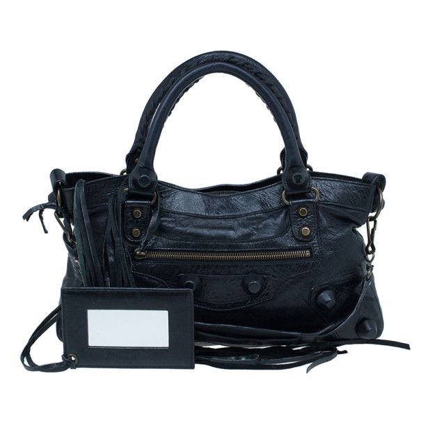 Pre Owned حقيبة بالنسياغا جاينت سيتي أسود