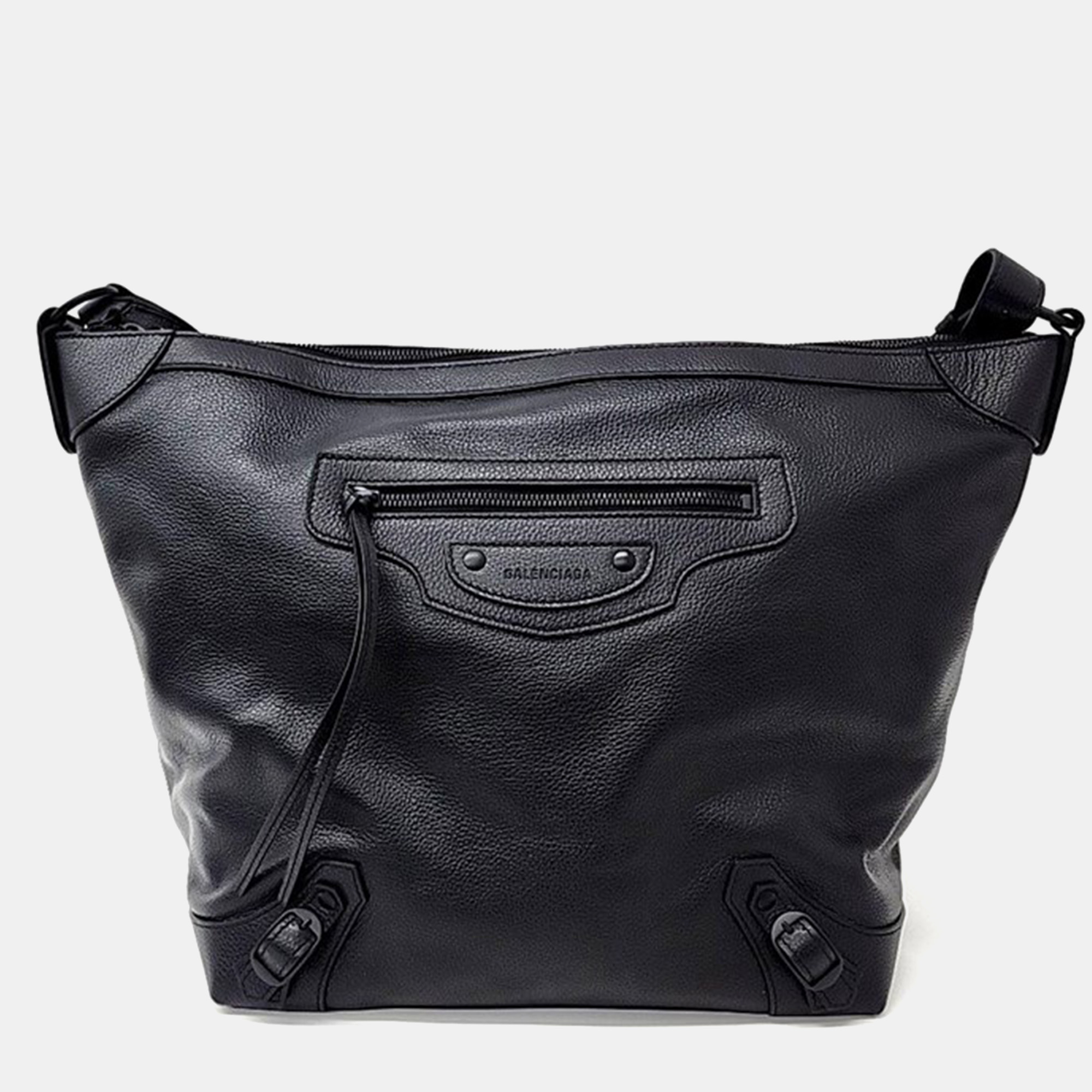 Pre-owned Balenciaga Neo Classic Hobo Bag In Black
