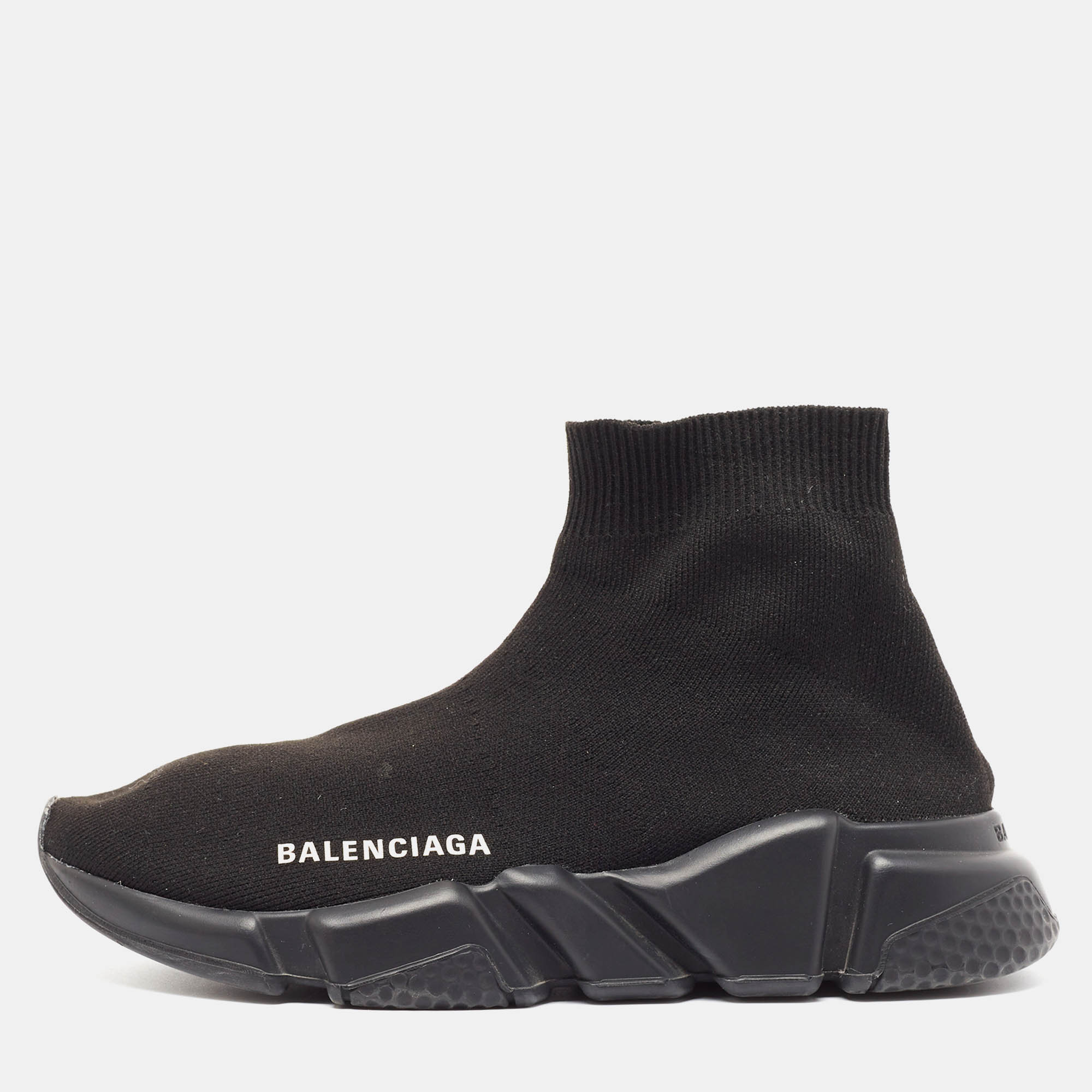 

Balenciaga Black Knit Speed Trainer Sneakers Size