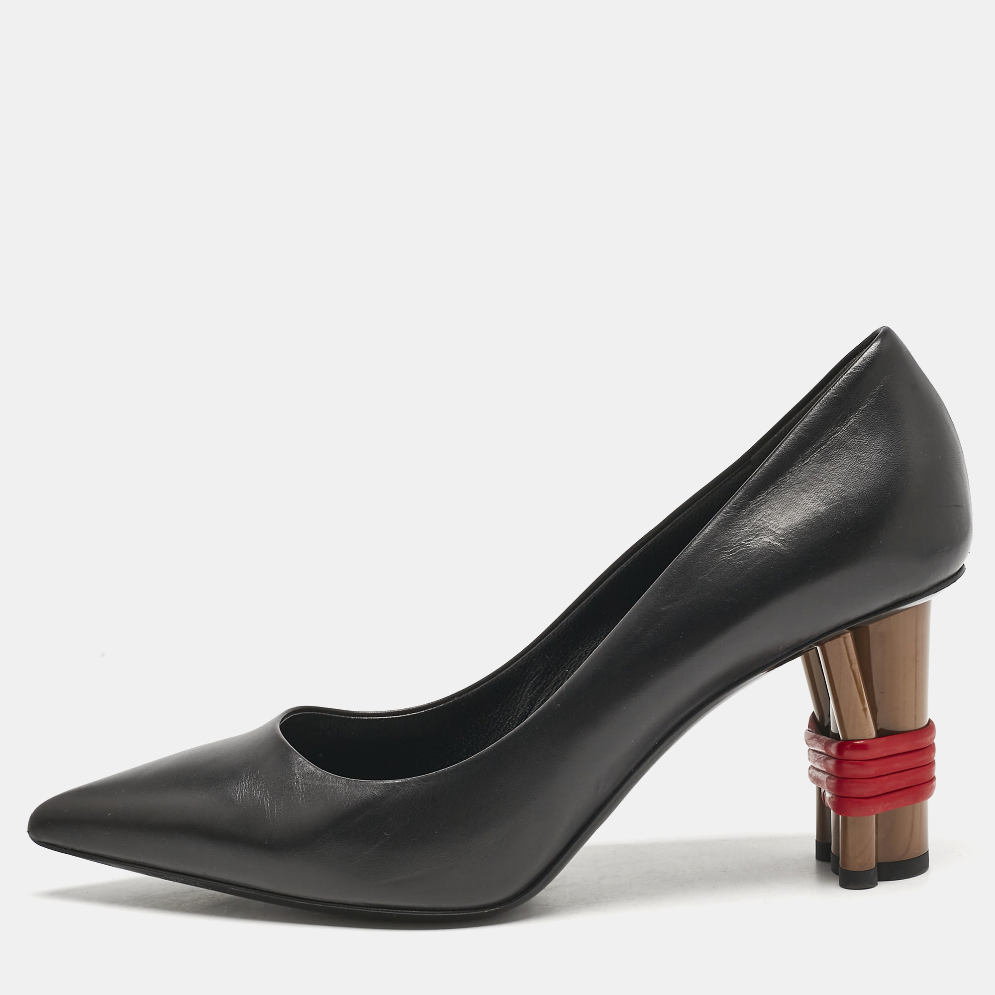 

Balenciaga Black Leather Bistrot Pumps Size